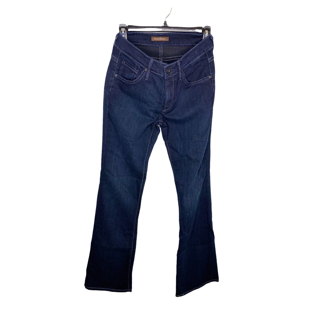 James Jeans 28 28x32 Reboot‎ Petite Bootcut Denim Dark Stretch dark Blue Women's